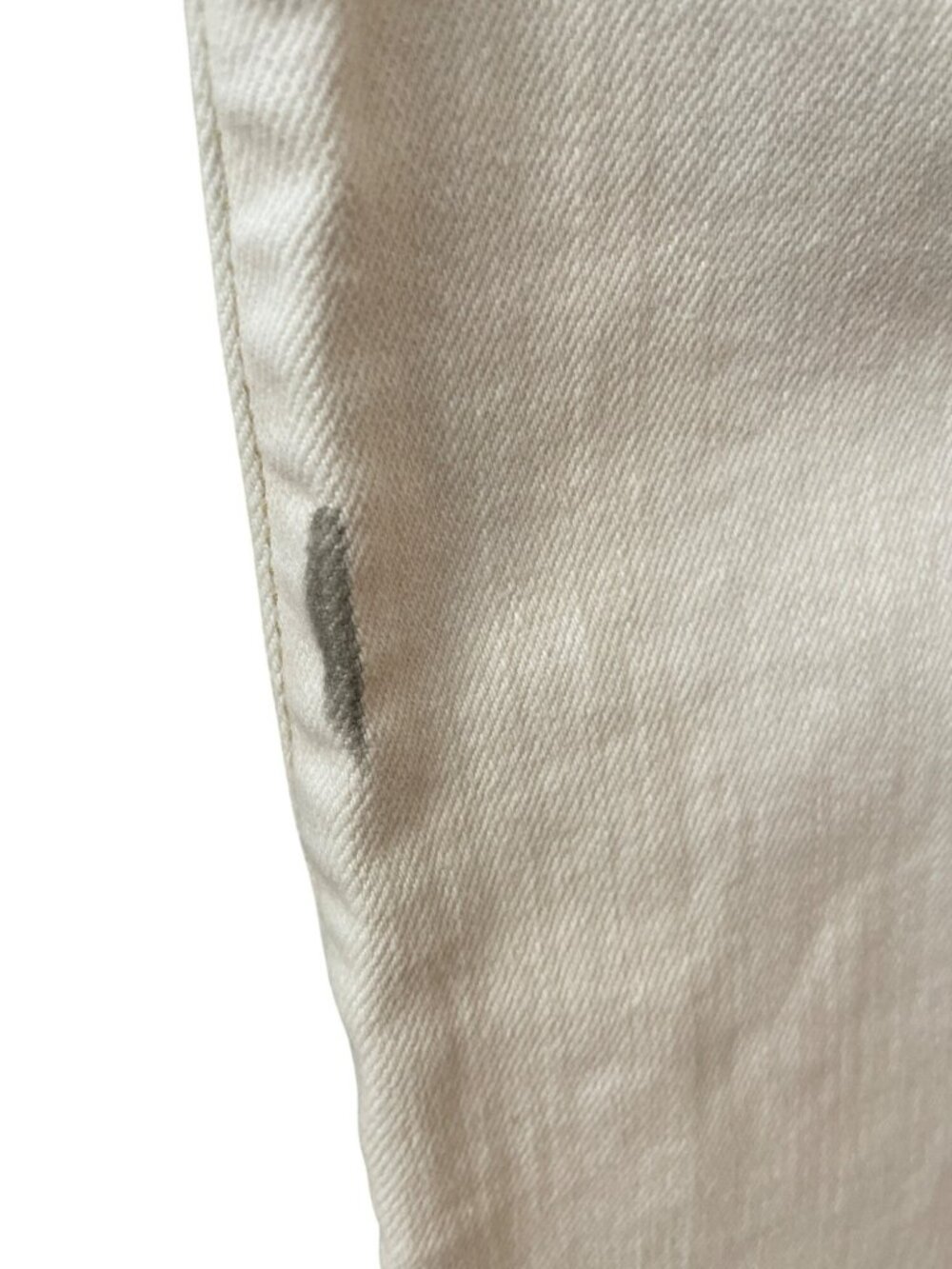 Veronica Beard Cameron Mid Rise Bootcut Jeans Ecru Wmn's Size 28 MSRP$298 DEFECT - Picture 8 of 11